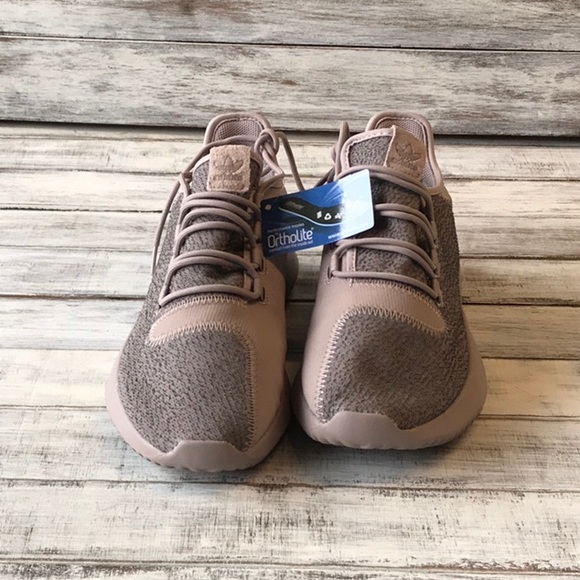 adidas tubular shadow knit tan